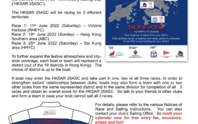 The HKSAR 25th ANNIVERSARY SAILING CUP – Results