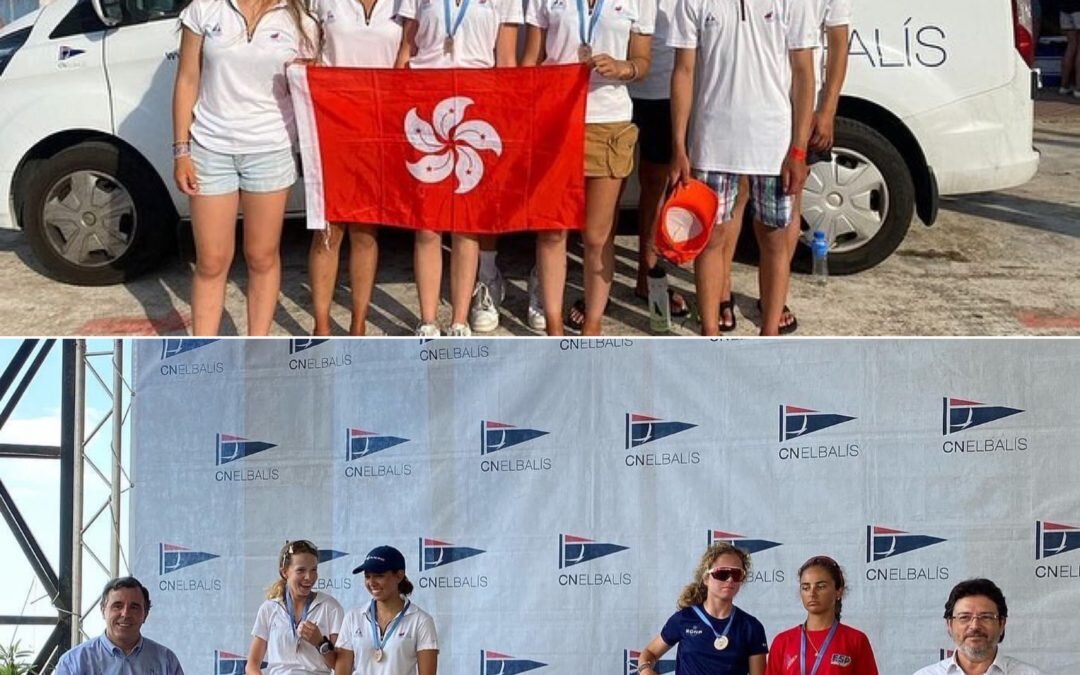 Emily Polson和易希澧在西班牙巴塞隆納舉行的29er World Championship銀組賽事中贏得第二名