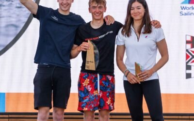 香港ILCA 6代表洛雅怡（Stephanie）在Kiel Week 2023的ILCA 6（公開組）奪得第三名