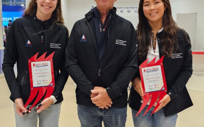 Congratulations to Hong Kong 29er sailors Emily Polson and Tiffany Mak for receiving the Shine Tak Foundation Outstanding Junior Athlete Award from the Hong Kong Sports Institute